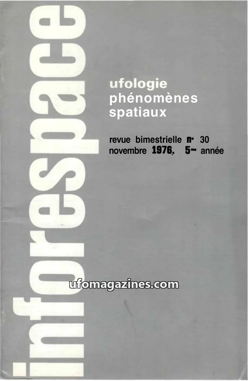 Cover of Inforespace issue 30: inforespace