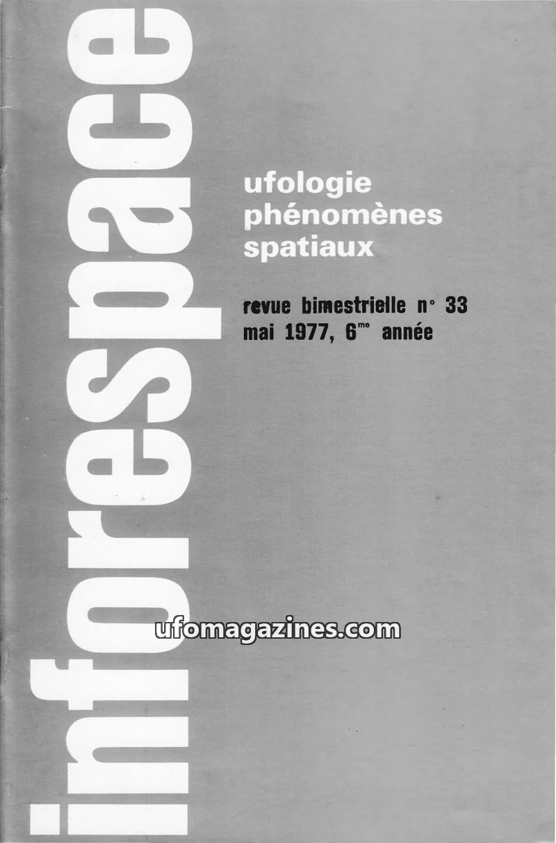 Cover of SOBEPS issue 33: inforespace