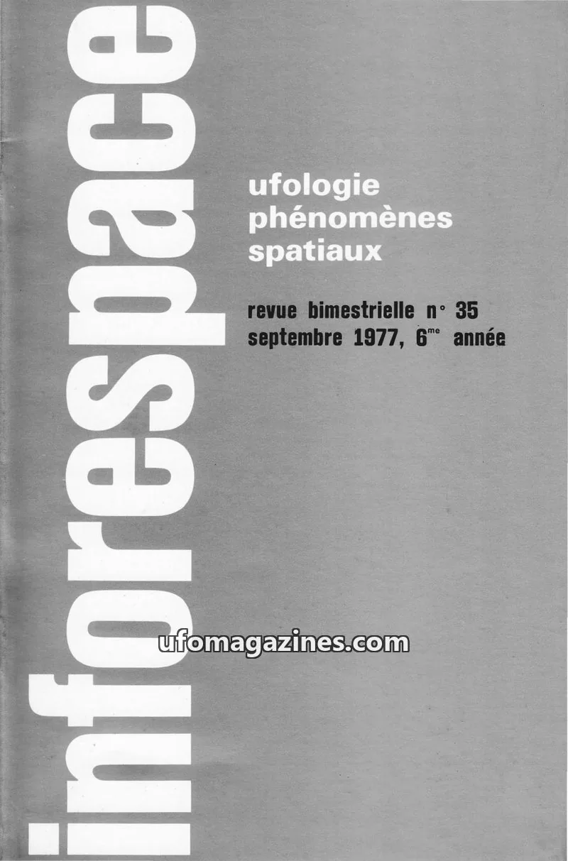 Cover of SOBEPS issue 35: inforespace