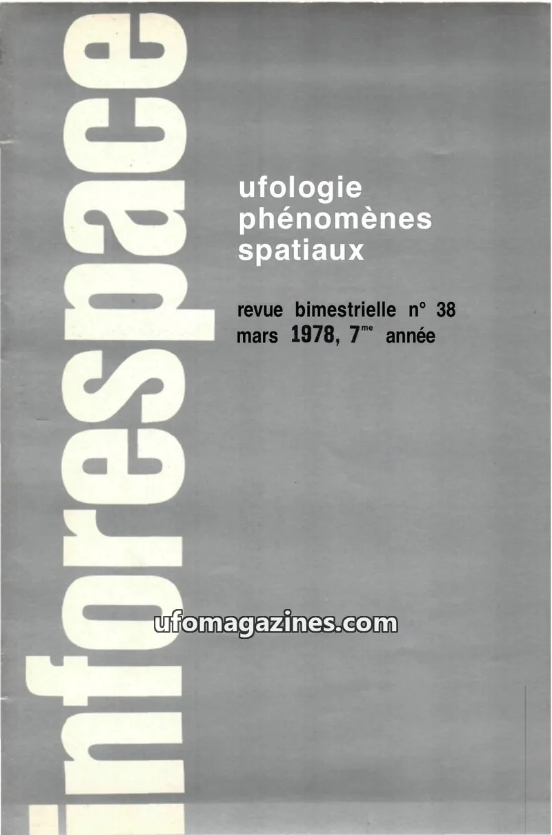Cover of Inforespace issue 38: inforespace