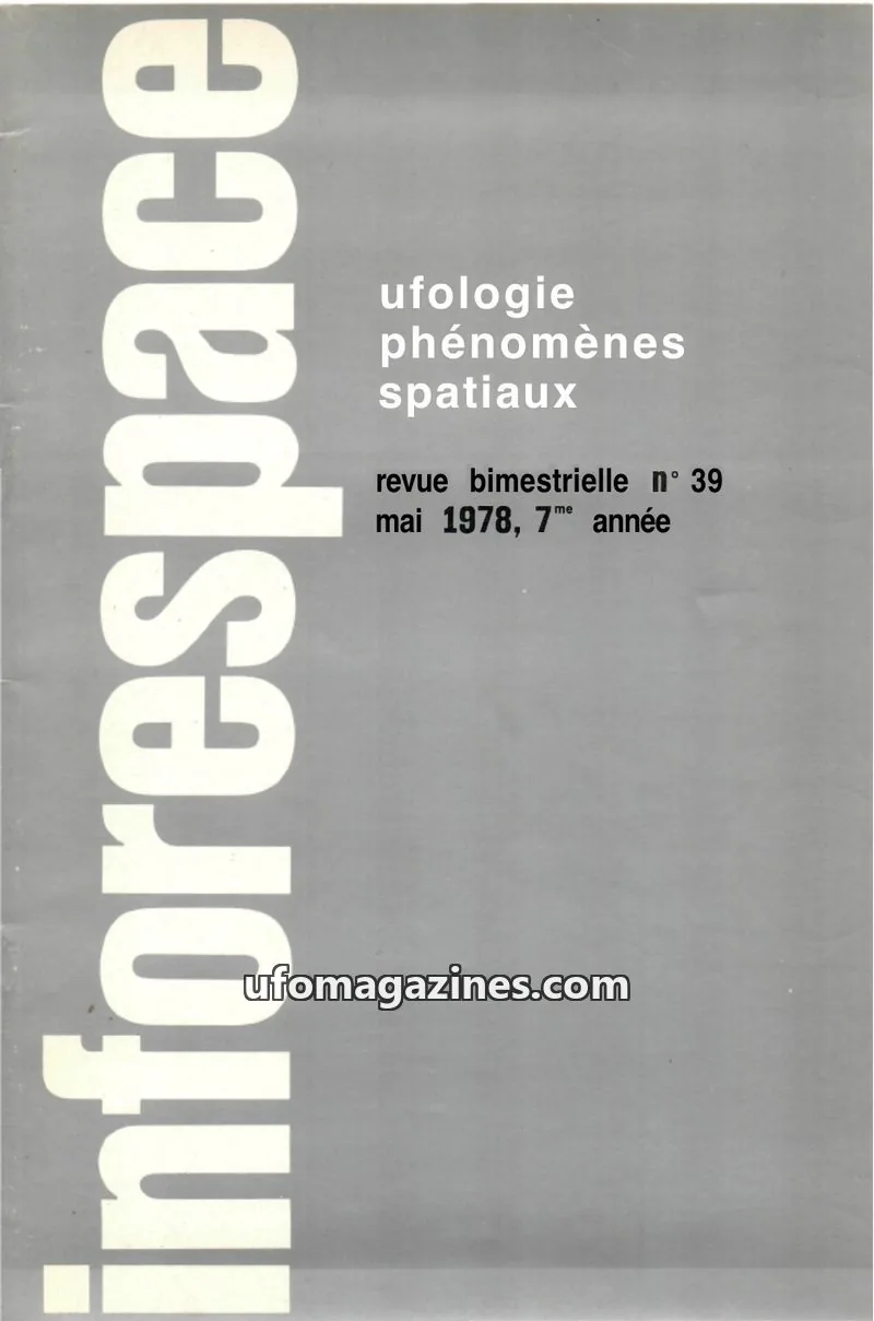 Cover of Inforespace issue 39: inforespace