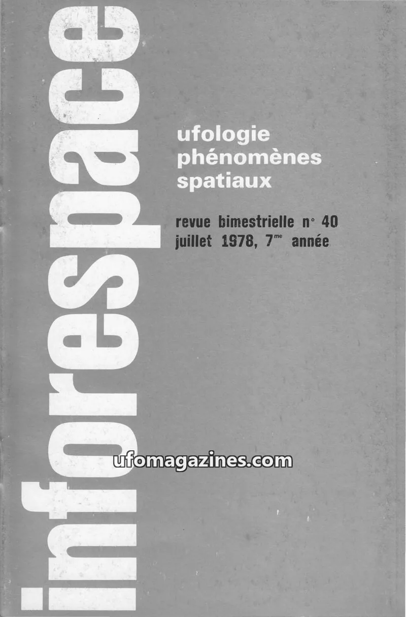 Cover of Inforespace issue 40: inforespace