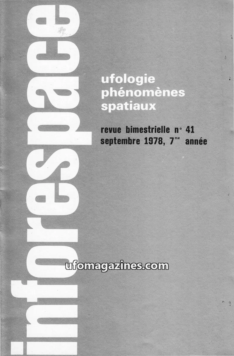 Cover of Inforespace issue 41: inforespace