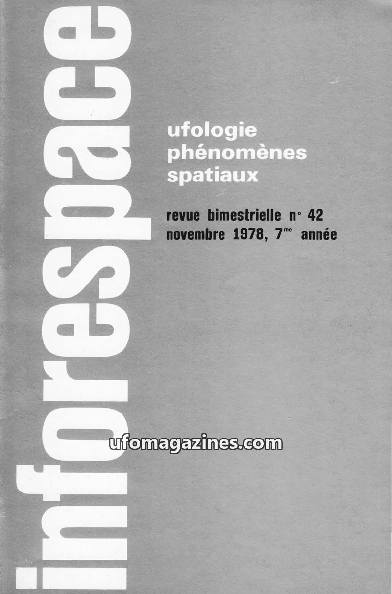 Cover of SOBEPS issue 42: inforespace