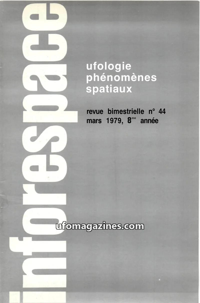 Cover of SOBEPS issue 44: inforespace