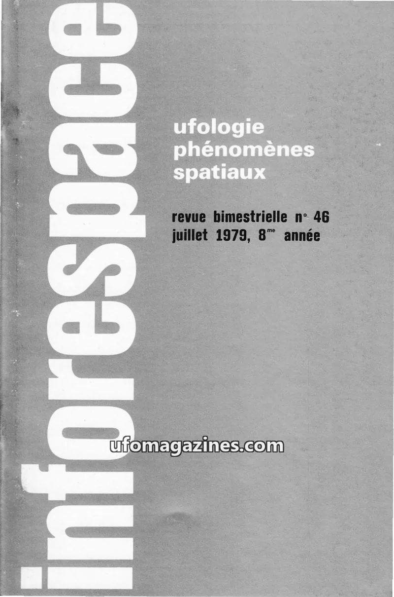 Cover of SOBEPS issue 46: inforespace