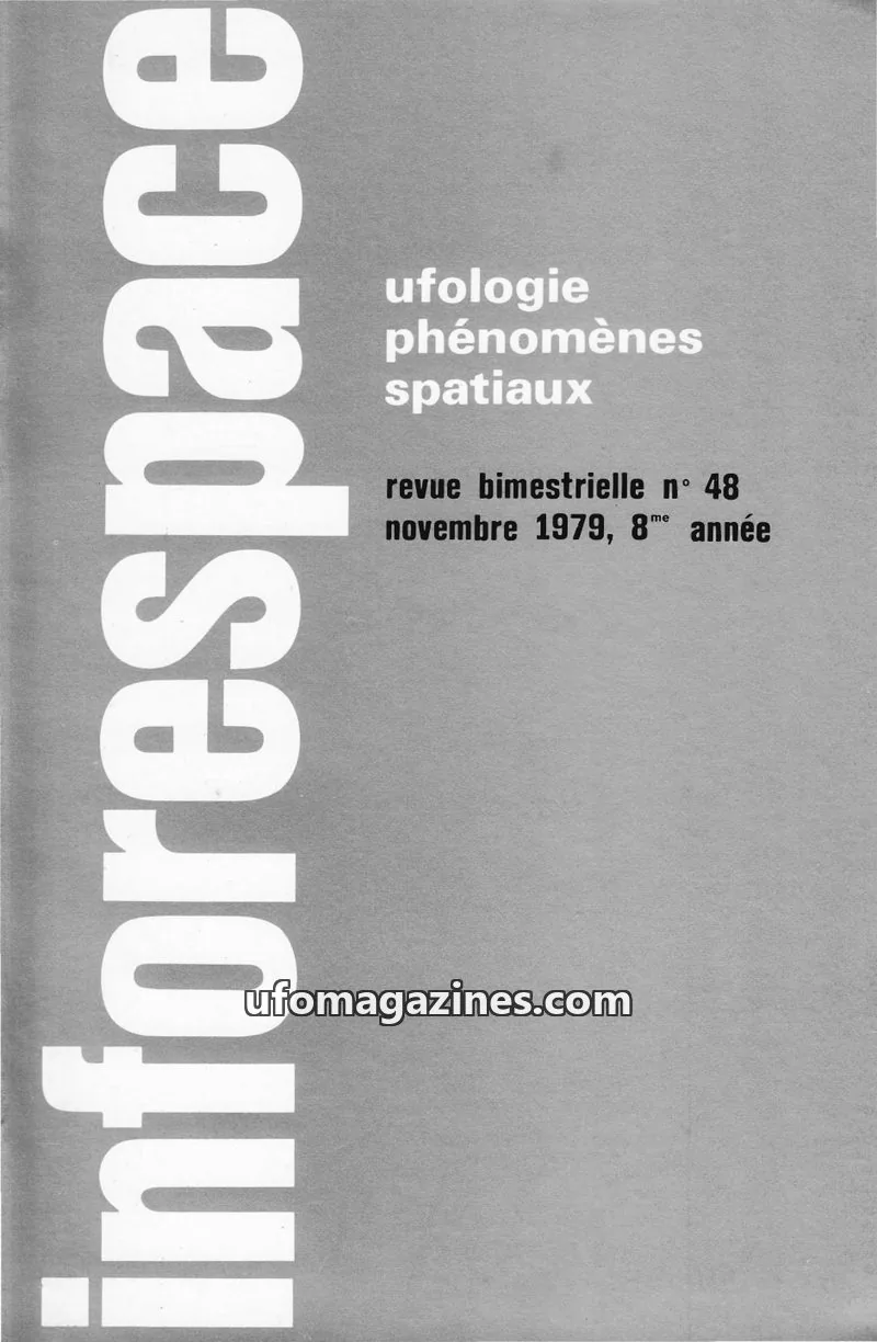 Cover of SOBEPS issue 48: inforespace