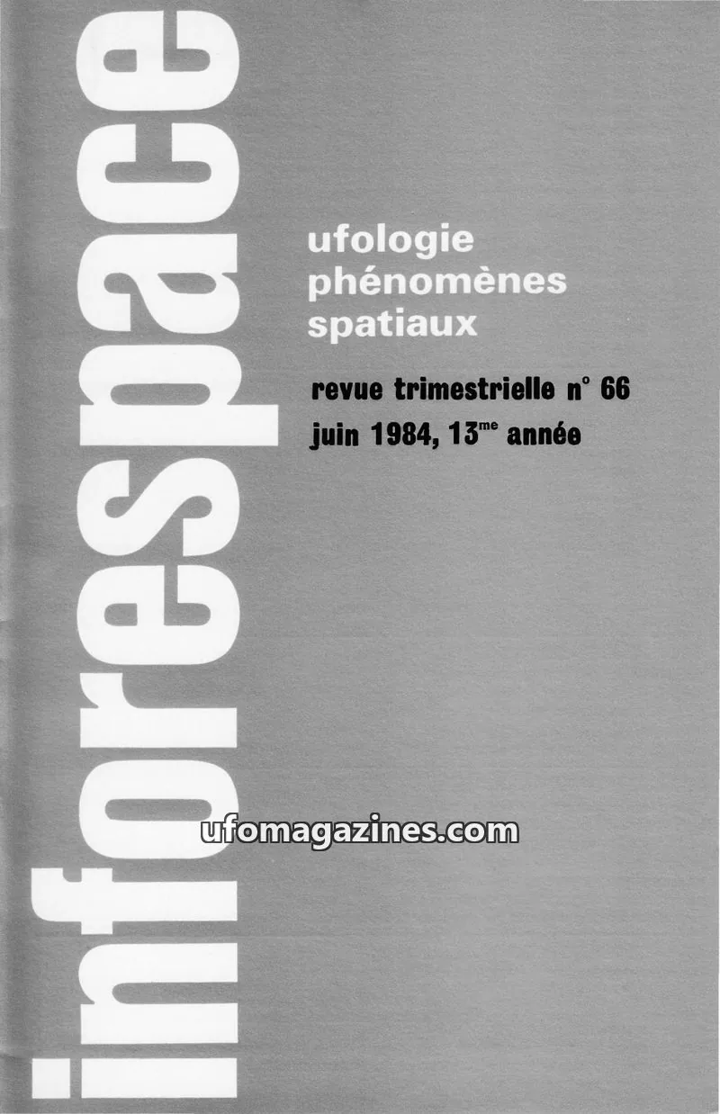Cover of Inforespace issue 66: inforespace