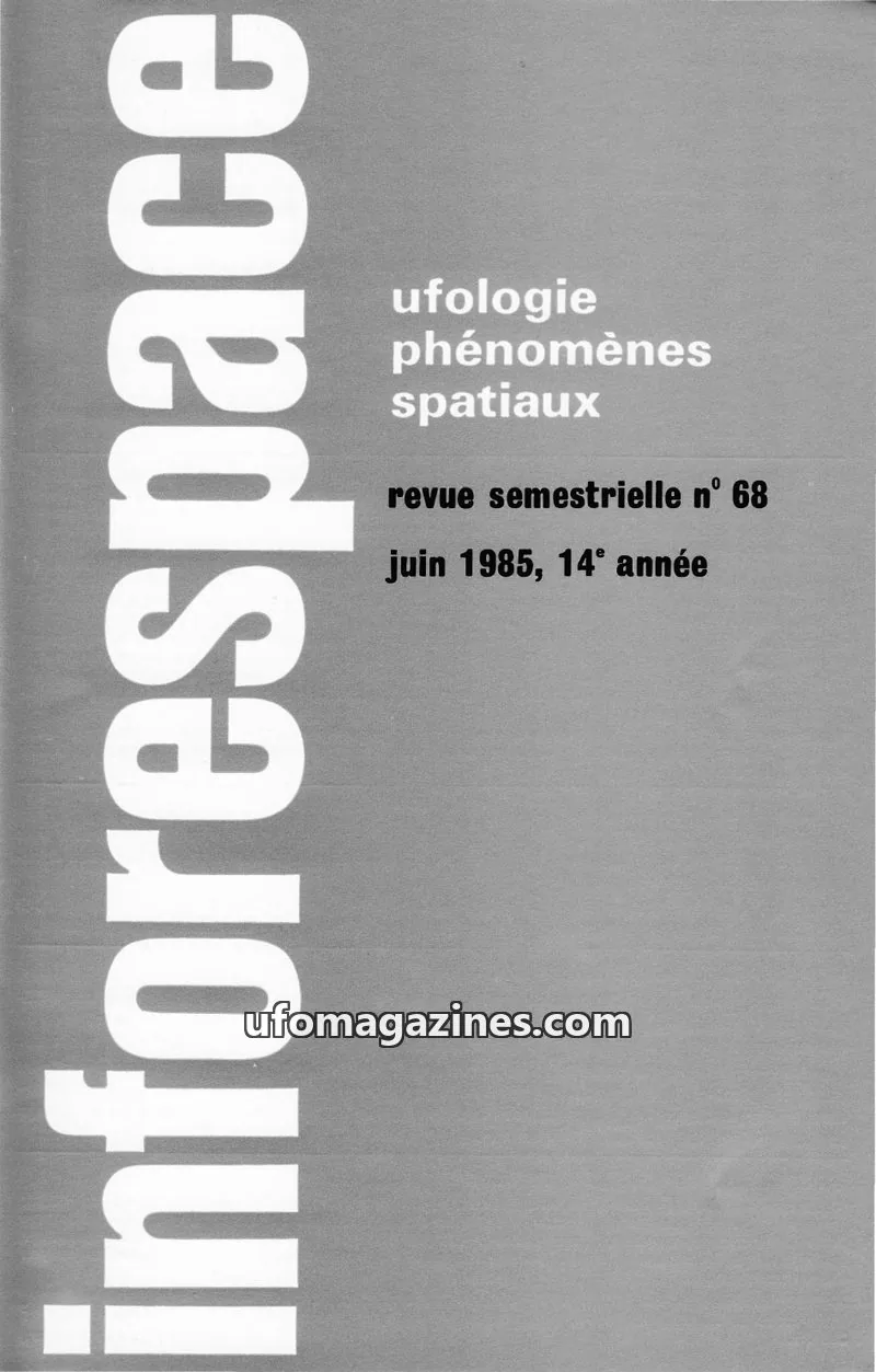 Cover of Inforespace issue n° 68: inforespace