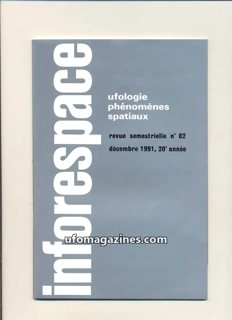 Cover of SOBEPS issue 82: inforespace