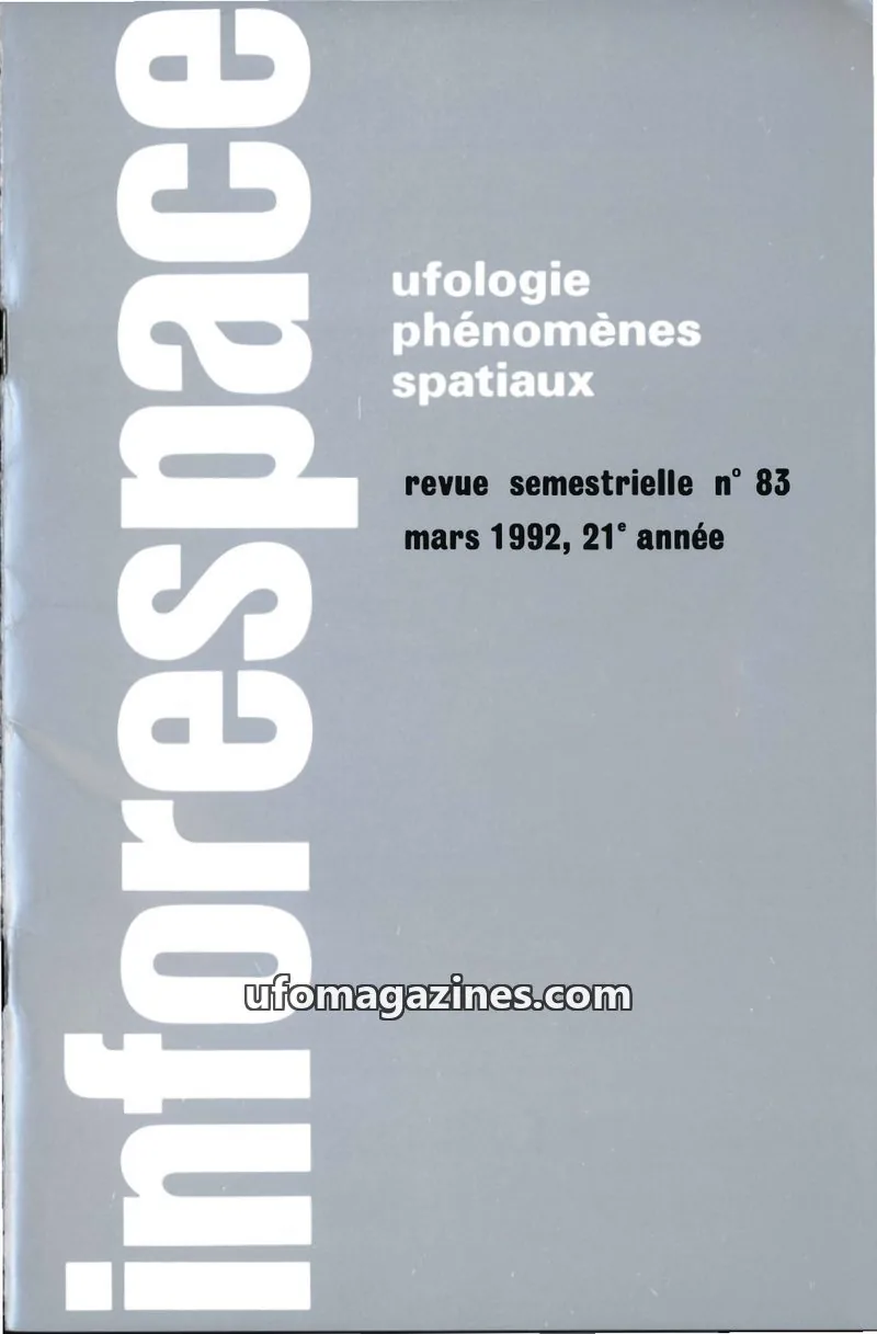 Cover of Inforespace issue 83: inforespace