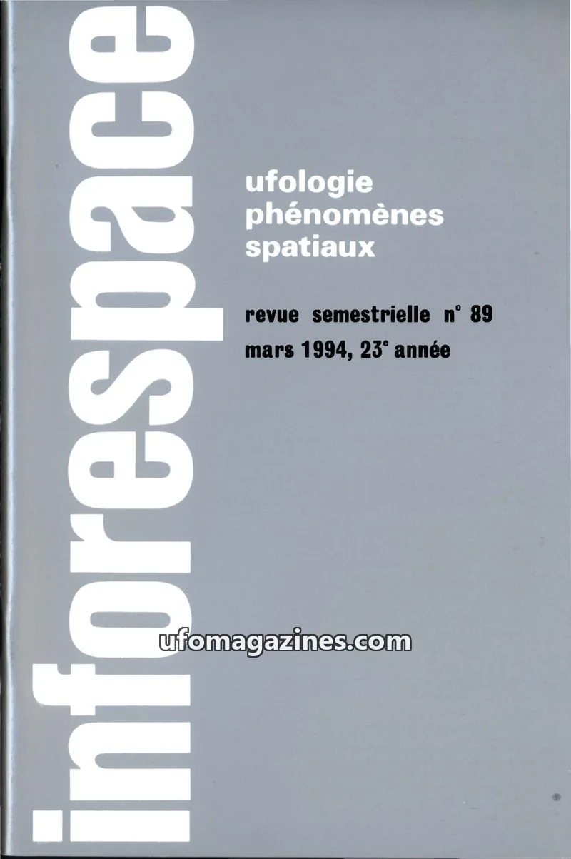 Cover of Inforespace issue 89: inforespace