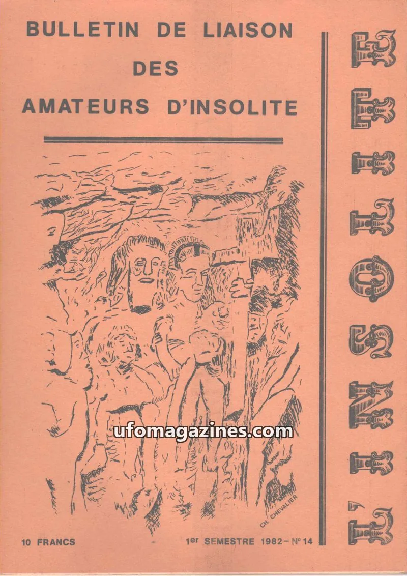 Cover of Association sans but lucratif "LES AMATEURS D'INSOLITE" issue 14: BULLETIN DE LIAISON DES AMATEURS D'INSOLITE