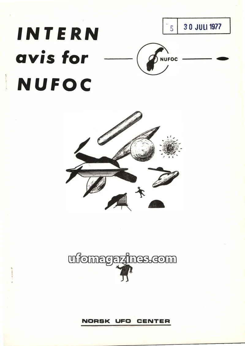 Cover of Intern Avis For NUFOC issue 5: INTERN avis for NUFOC