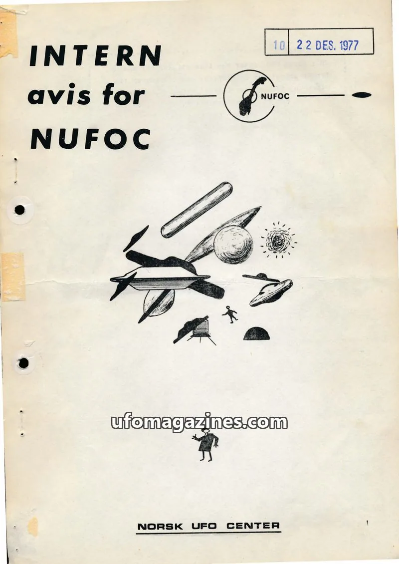 Cover of Intern Avis For NUFOC issue 10: INTERN avis for NUFOC