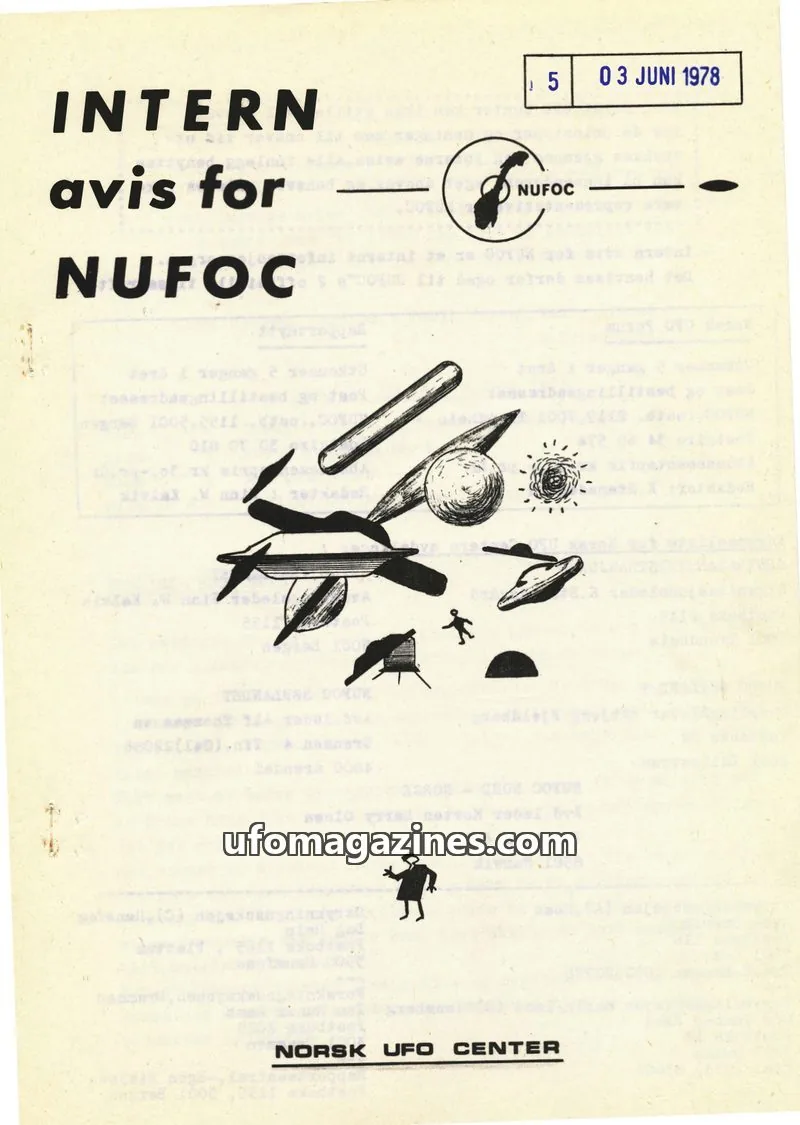 Cover of Intern Avis For NUFOC issue 5: INTERN avis for NUFOC