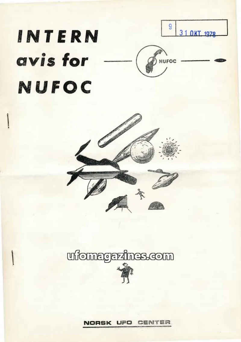 Cover of Intern Avis For NUFOC issue 9: INTERN AVIS FOR NUFOC