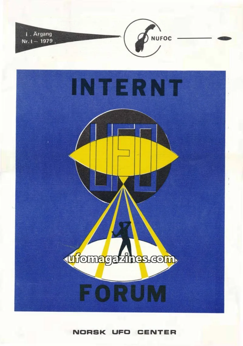 Cover of Internt UFO Forum issue 1: INTERNT FORUM