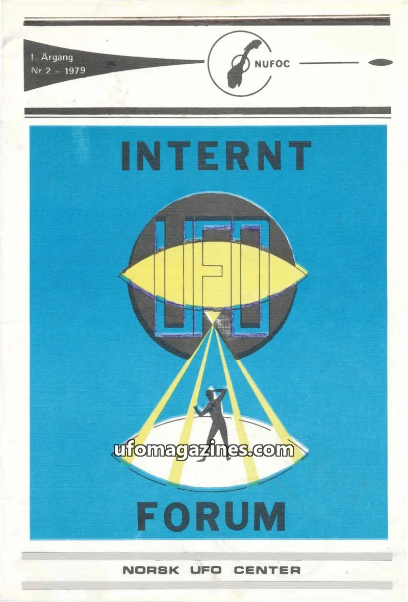 Cover of Internt UFO Forum issue 2: INTERNT UFO FORUM