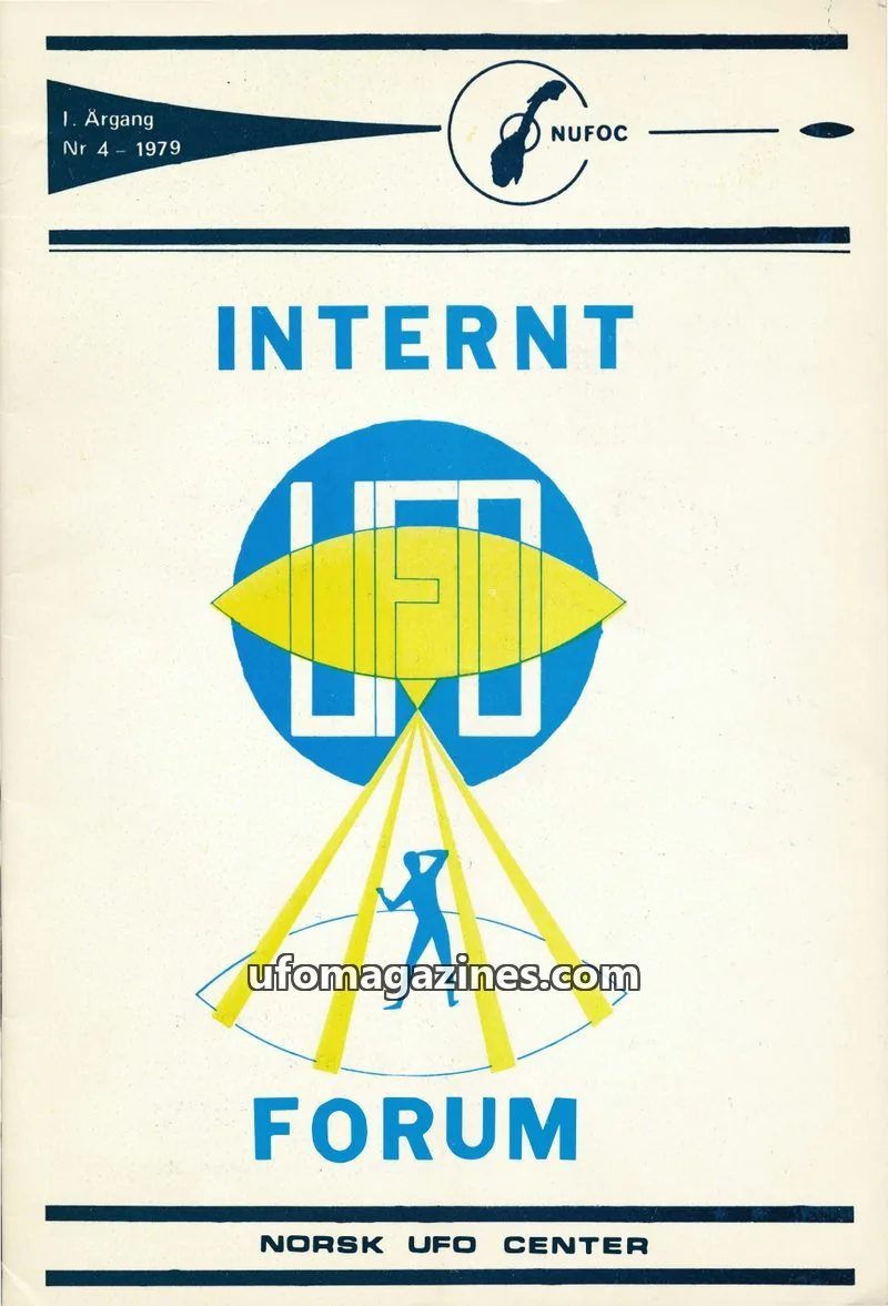 Cover of Internt UFO Forum issue 4: INTERNT UFO FORUM