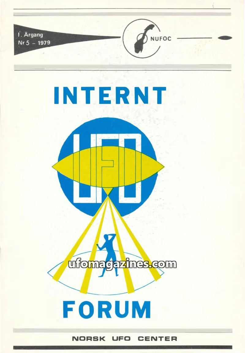 Cover of NUFOC issue 5: INTERNT UFO FORUM