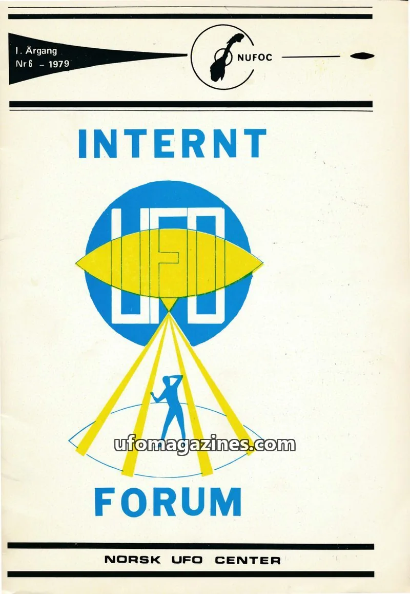 Cover of Internt UFO Forum issue 6: INTERNT UFO FORUM