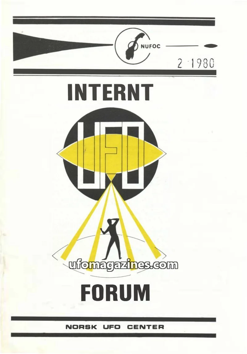 Cover of NUFOC issue 2/80: INTERNT UFO FORUM