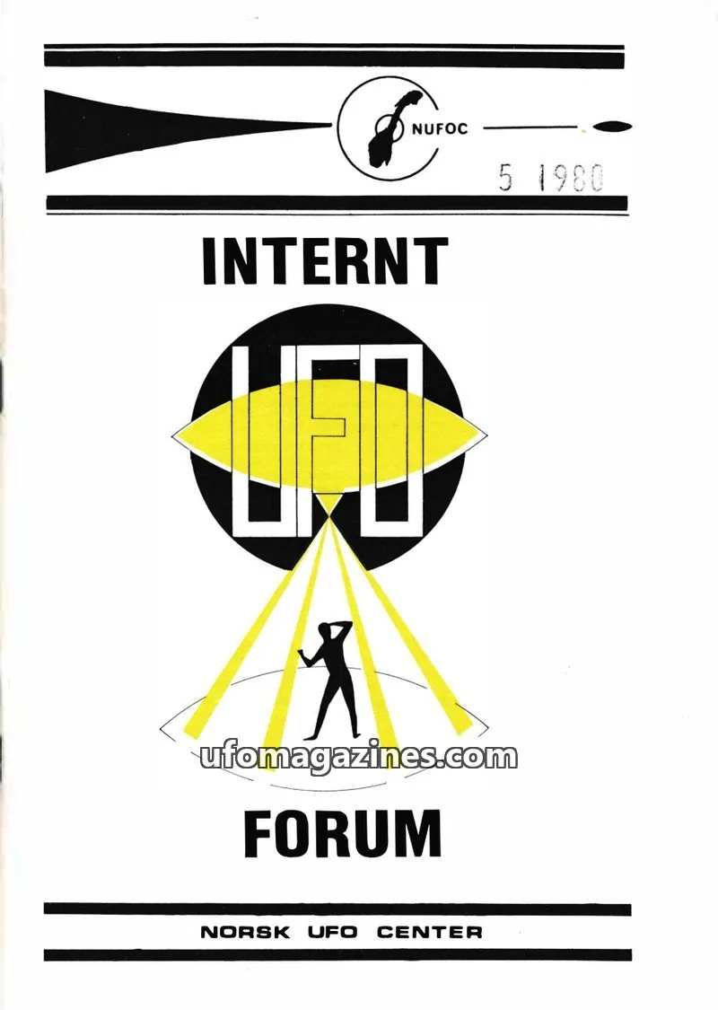 Cover of Internt UFO Forum issue 5: INTERNT UFO FORUM