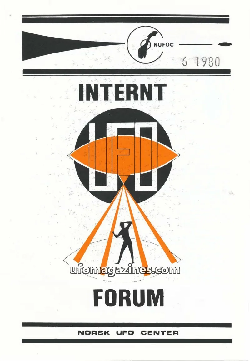 Cover of Internt UFO Forum issue 6: Internt UFO Forum