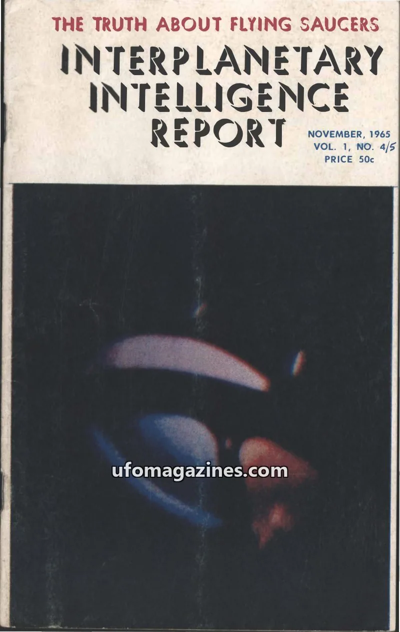 Cover of IIOUFO issue VOL. 1, NO. 4/5: INTERPLANETARY INTELLIGENCE REPORT