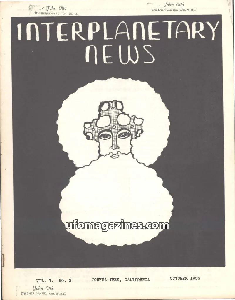 Cover of Interplanetary News Digest issue VOL. 1. NO. 2: INTERPLANETARY NEWS