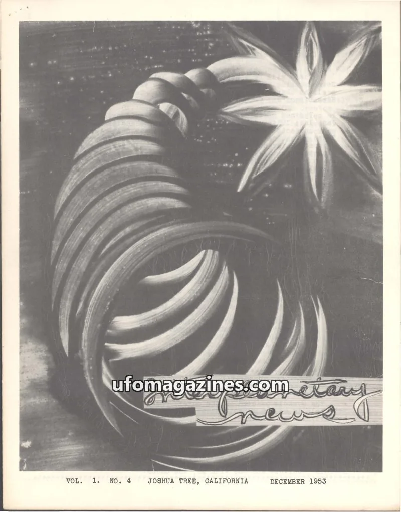 Cover of New Age Publishing Company issue 4: Interplanetary News Magazine