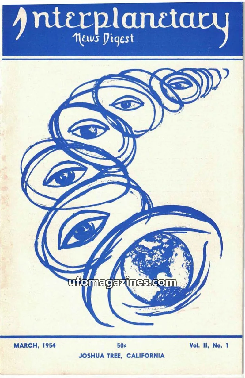 Cover of Interplanetary News Digest issue Vol. II, No. 1: Interplanetary News Digest