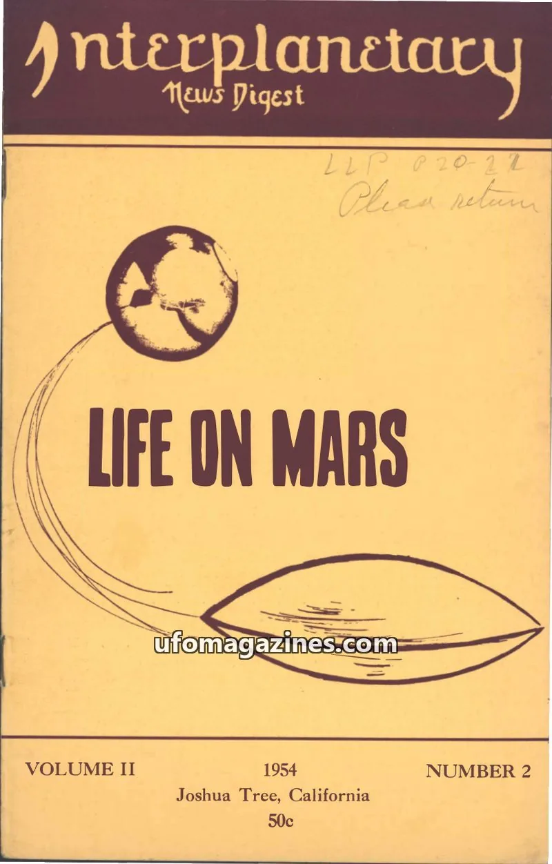 Cover of Interplanetary News Digest issue 2: Interplanetary News Digest