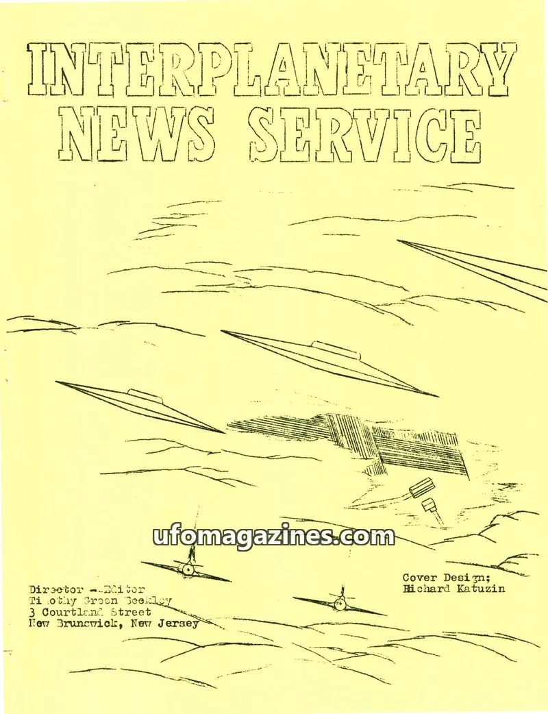 Cover of Interplanetary News Service (Timothy Green Beckley): INTERPLANETARY NEWS SERVICE