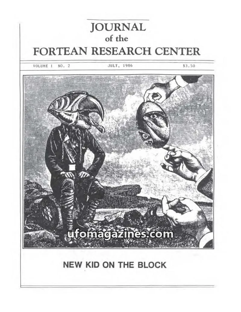 Cover of Journal of the Fortean Research Center (Ray Boeche) issue NO. 2: JOURNAL of the FORTEAN RESEARCH CENTER