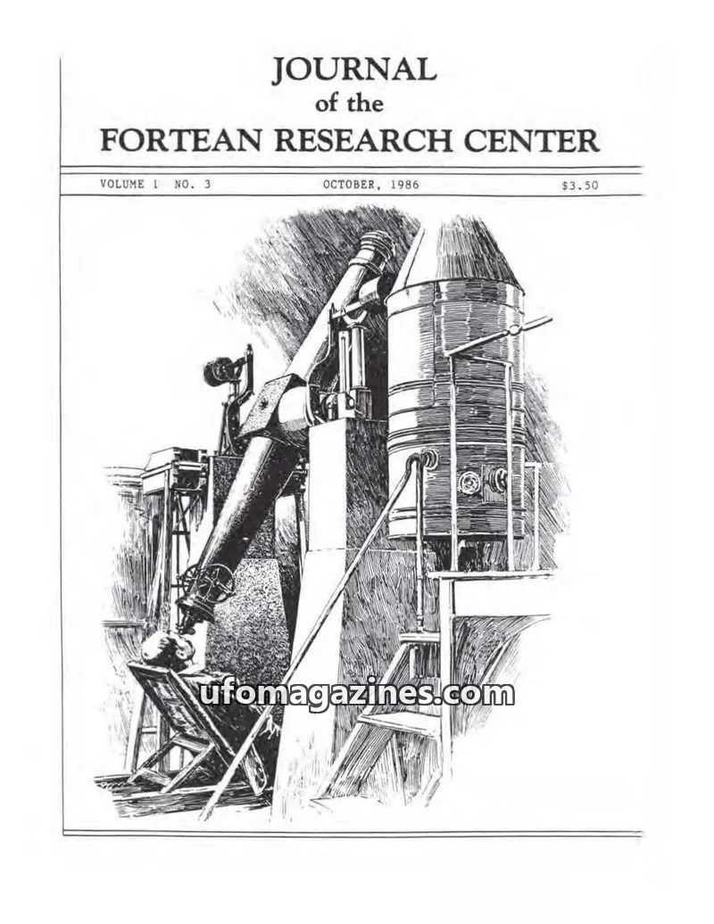 Cover of Journal of the Fortean Research Center (Ray Boeche) issue NO. 3: JOURNAL of the FORTEAN RESEARCH CENTER