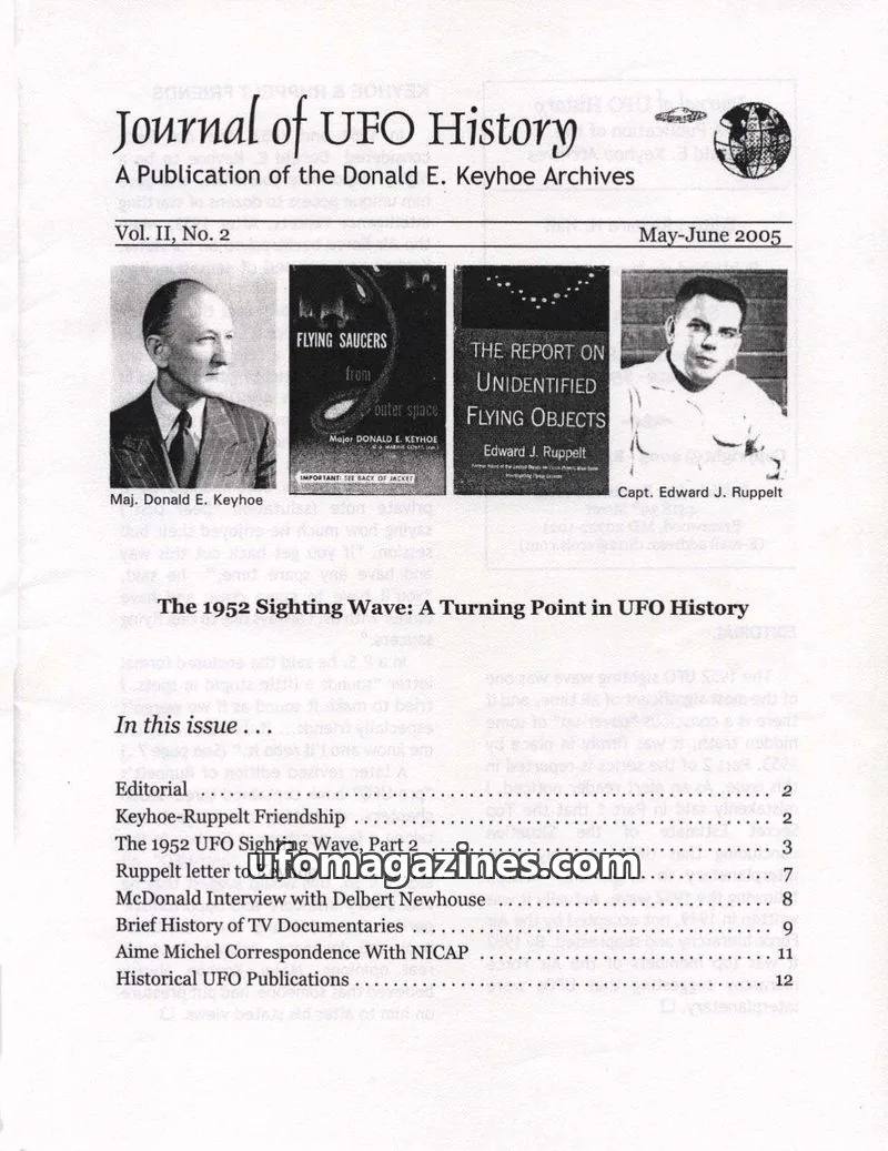 Cover of Brentwood Press issue Vol. II, No. 2: Journal of UFO History