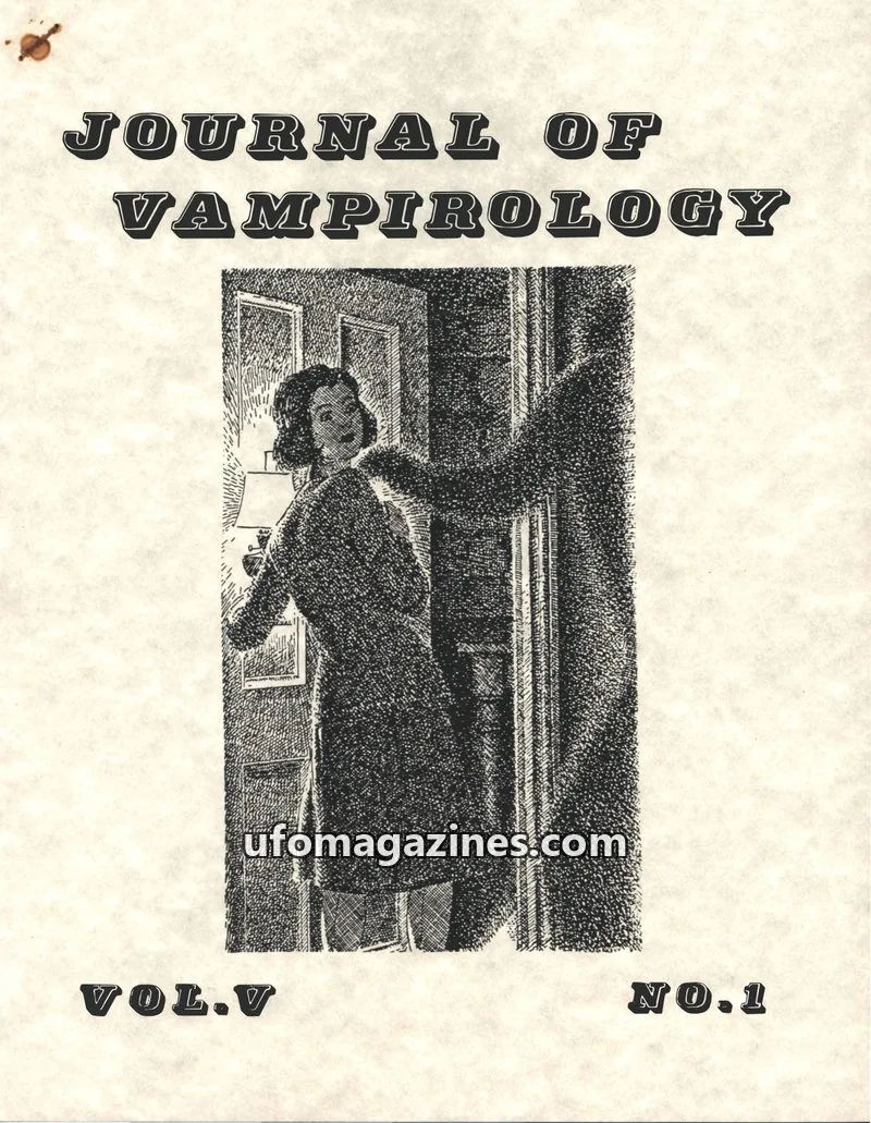 Cover of Journal of Vampirology (John Vellutini) issue NO.1: JOURNAL OF VAMPIROLOGY
