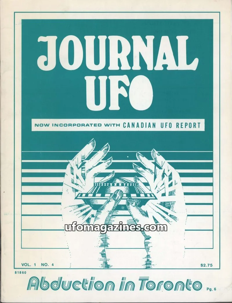 Cover of Journal UFO issue VOL. 1 NO. 4: JOURNAL UFO