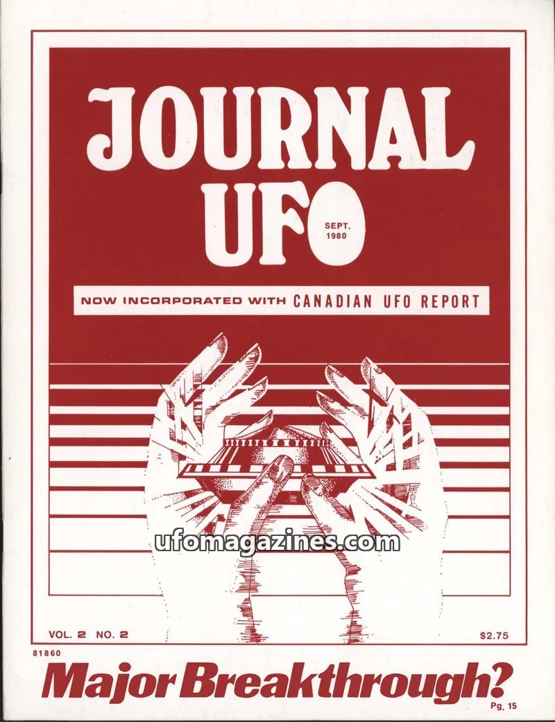 Cover of Journal UFO issue VOL. 2 NO. 2: JOURNAL UFO