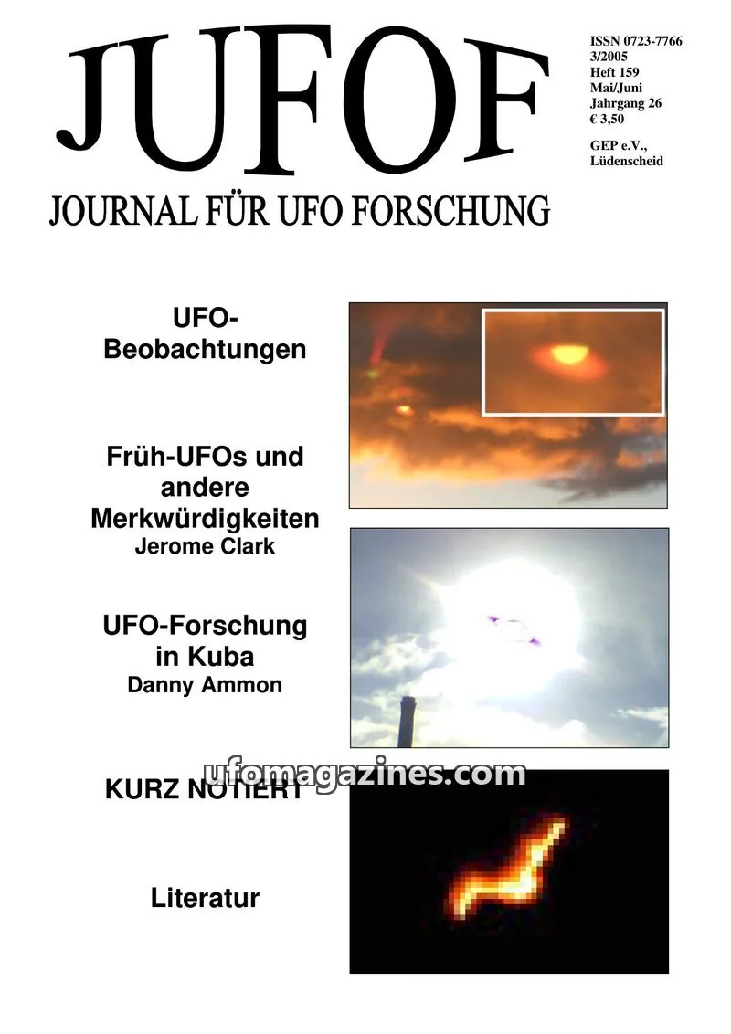 Cover of JUFOF (GEP) issue 159: JUFOF