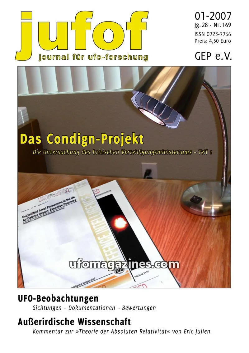 Cover of JUFOF (GEP) issue 01-2007: jufof