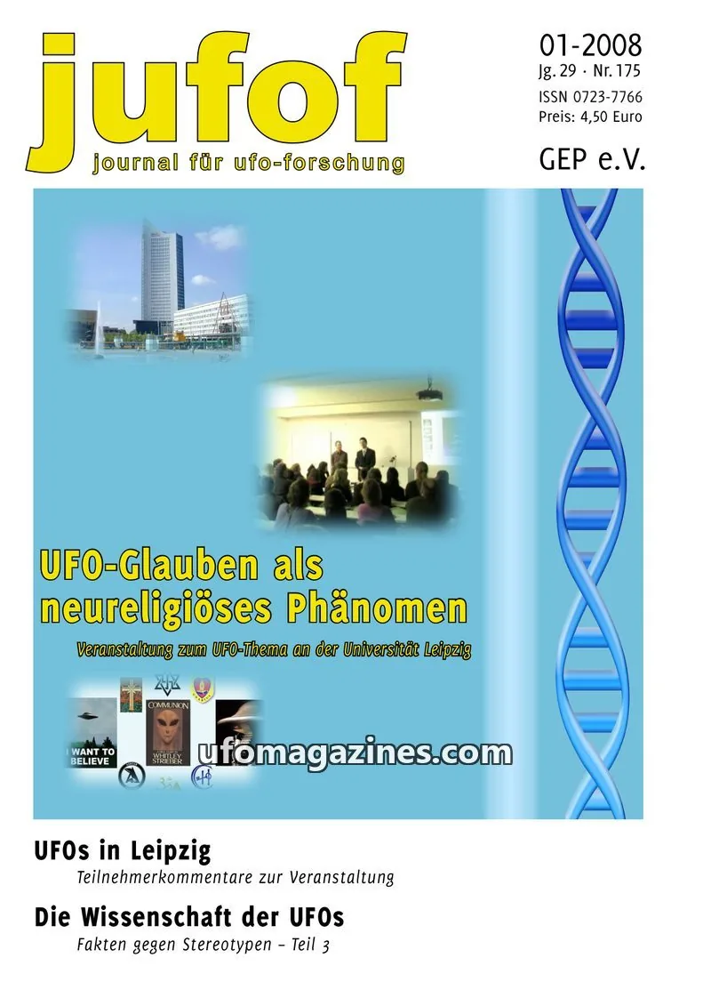Cover of JUFOF (GEP) issue 01-2008 Nr. 175: jufof