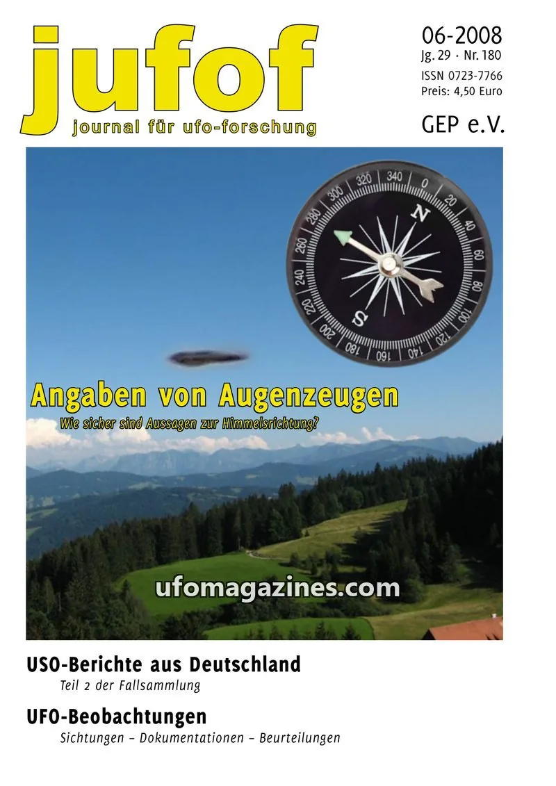 Cover of JUFOF (GEP) issue 06-2008: jufof