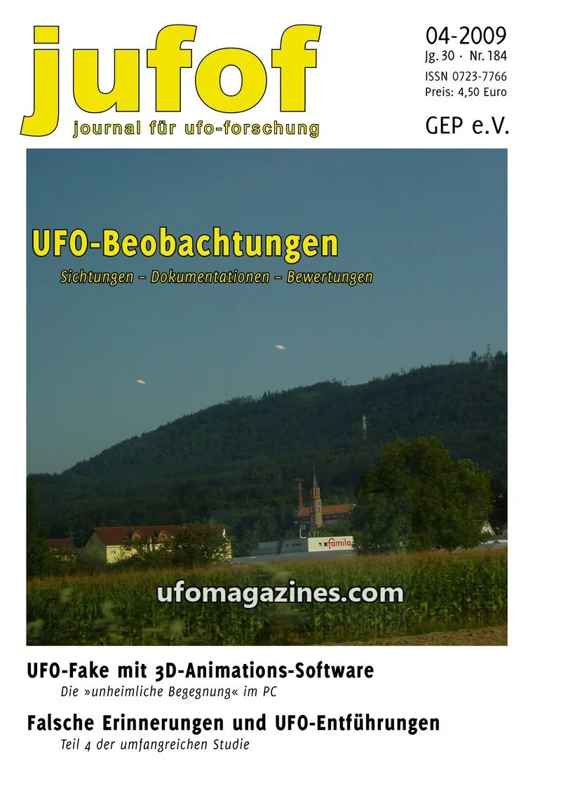 Cover of JUFOF (GEP) issue Nr. 184: jufof