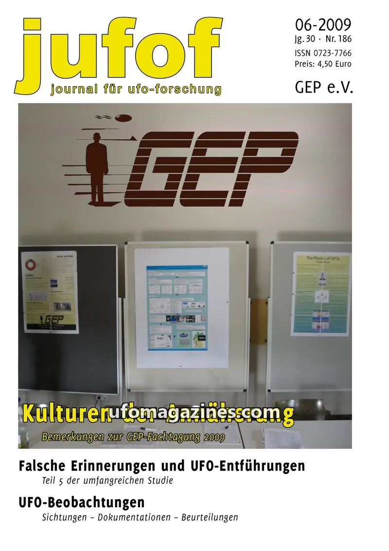 Cover of JUFOF (GEP) issue Nr. 186: jufof