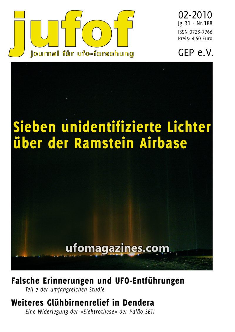 Cover of JUFOF - Issue 188 - 2010 02