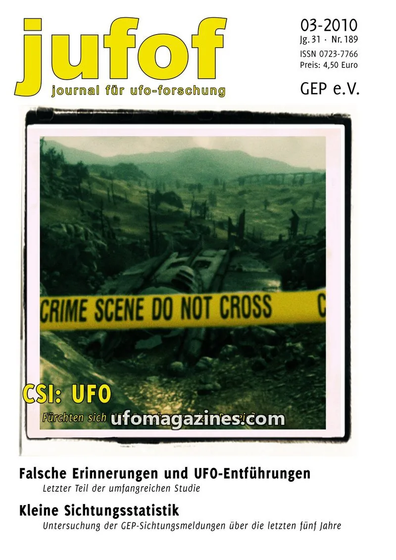Cover of JUFOF (GEP) issue Nr. 189: jufof