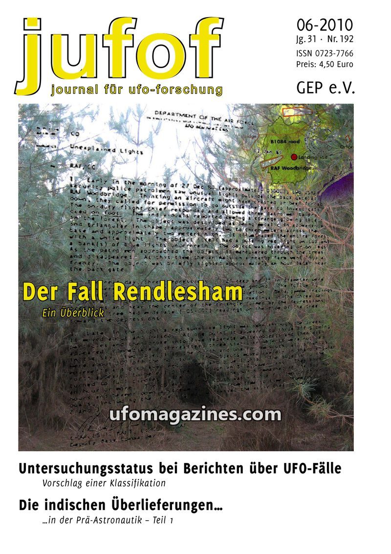 Cover of JUFOF - Issue 192 - 2010 06